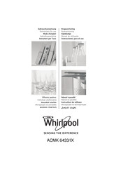 Whirlpool ACMK 6433/IX Mode D'emploi