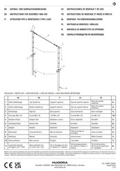 Hudora 64000 Instructions De Montage Et Mode D'emploi