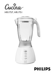 Philips Cucina HR1751 Mode D'emploi