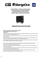 Orbegozo RRW 1505 Mode D'emploi