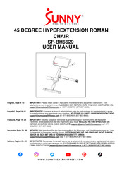 Sunny Health & Fitness SF-BH6629 Manuel D'utilisation