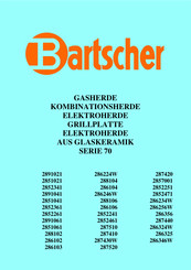 Bartscher 286346W Installation, Utilisation Et Entretien