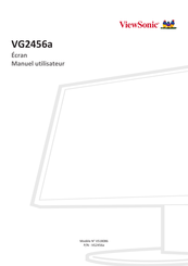 ViewSonic VG2456a Manuel Utilisateur