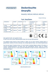 monzana 107651 Mode D'emploi