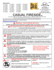 OW Lee CASUAL FIRESIDE 5122-42SQO Manuel D'installation