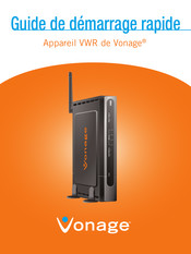 Vonage VWR Guide De Démarrage Rapide