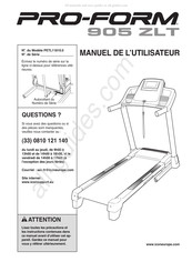 Pro-Form PETL11810.0 Manuel De L'utilisateur