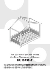 Costway HU10798-T Instructions De Montage