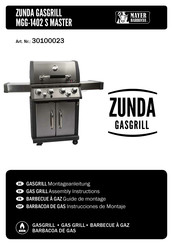 Mayer Barbecue Zunda MGG-1402 B MASTER Guide De Montage