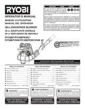 Ryobi RY38BPEMC Manuel D'utilisation