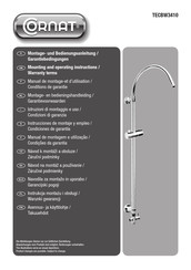 Cornat TECBW3410 Manuel De Montage Et D'utilisation