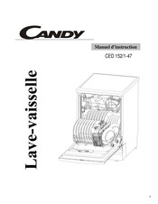 Candy CED 152/1-47 Manuel D'instructions