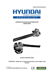 Hyundai power products HASBT30SP Instructions Originales