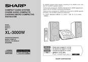 Sharp XL-3000W Mode D'emploi