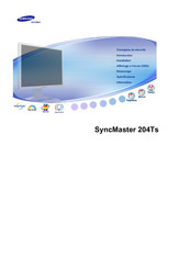 Samsung SyncMaster 204Ts Mode D'emploi