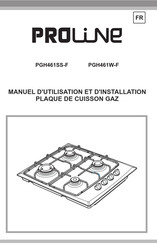 Proline PGH461W-F Manuel D'utilisation Et D'installation