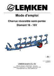 LEMKEN Diamant 16V Mode D'emploi