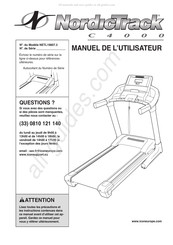 ICON NordicTrack C4000 Manuel De L'utilisateur