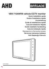 Brigade VBV-7104HFM Guide D'installation Rapide