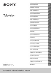 Sony KDL-55X8505BBAEP Guide De Référence