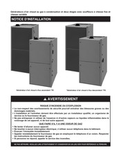 Nortek TE-035D-V Notice D'installation