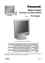 Panasonic TC-14LA2 Mode D'emploi