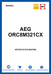 AEG ORC8M321CX Notice D'utilisation