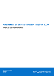 Dell Inspiron 3020 Manuel De Maintenance