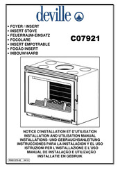 deville C07921 Notice D'installation Et D'utilisation