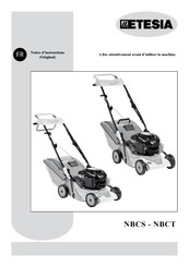 Etesia NBCT Serie Notice D'instructions