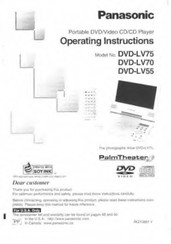 Panasonic DVD-LV70 Manuel D'utilisation