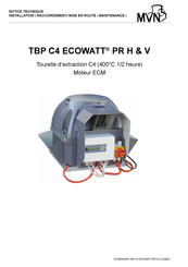 MVN TBP C4 ECOWATT PM H Notice Technique