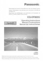 Panasonic CQ-DF802U Manuel D'instructions