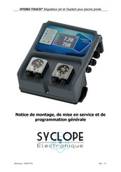 SYCLOPE Electronique HYDRO TOUCH Notice De Montage Et De Mise En Service