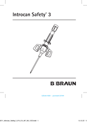 B.Braun Introcan Safety 3 Manuel D'utilisation