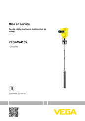 Vega VEGACAP 65 Mise En Service