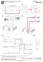 Optoma UHD35x Manuel D'utilisation