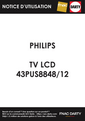 Philips 43PUS8848/12 Mode D'emploi