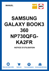 Samsung GALAXY BOOK3 360 Guide D'utilisation