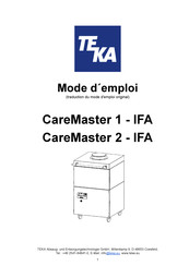 Teka CareMaster 2-IFA Mode D'emploi