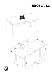 finori BBG80A/137 Mode D'emploi