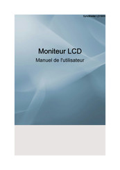 Samsung SyncMaster LD190N Manuel De L'utilisateur