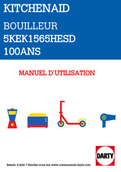 KitchenAid 5KEK1565HESD Manuel D'utilisation