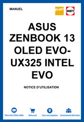 Asus Zenbook 13 UX325 Manuel Électronique