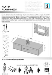 Forte ALLISTER ALXT14 Notice De Montage