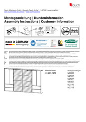 Rauch Fulda 81461.2470 Instructions De Montage