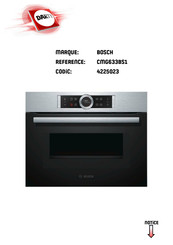 Bosch CMG633BS1 Notice D'utilisation