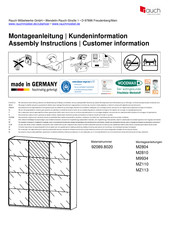 Rauch KOLUNA 92089.8020 Instructions De Montage