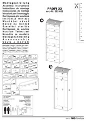 FMD Furniture PROFI 22 Instructions De Montage