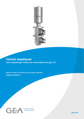 GEA Aseptomag UV Serie Mode D'emploi